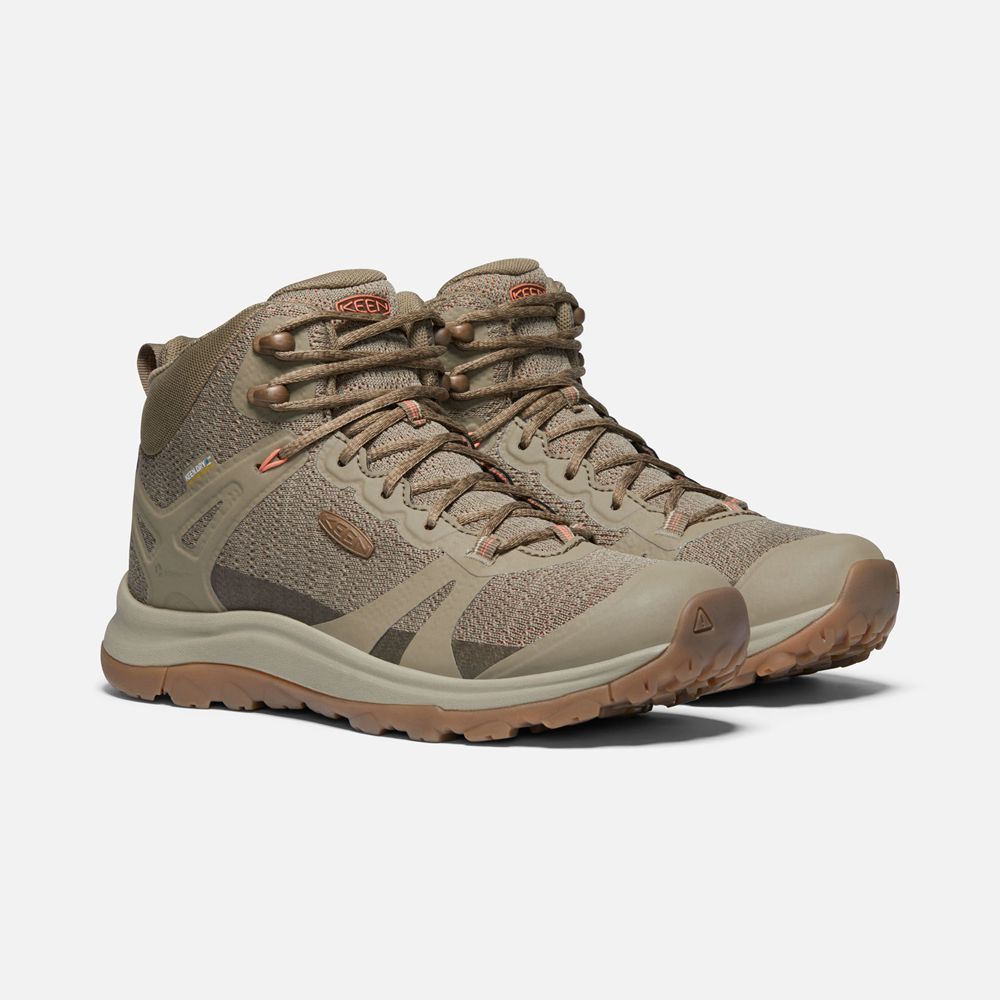 Keen Outdoor Bot Kadın Haki - Terradora Ii Waterproof - Türkiye KUPM27493